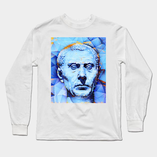 Suetonius Portrait | Suetonius Artwork | Suetonius Painting 14 Long Sleeve T-Shirt by JustLit